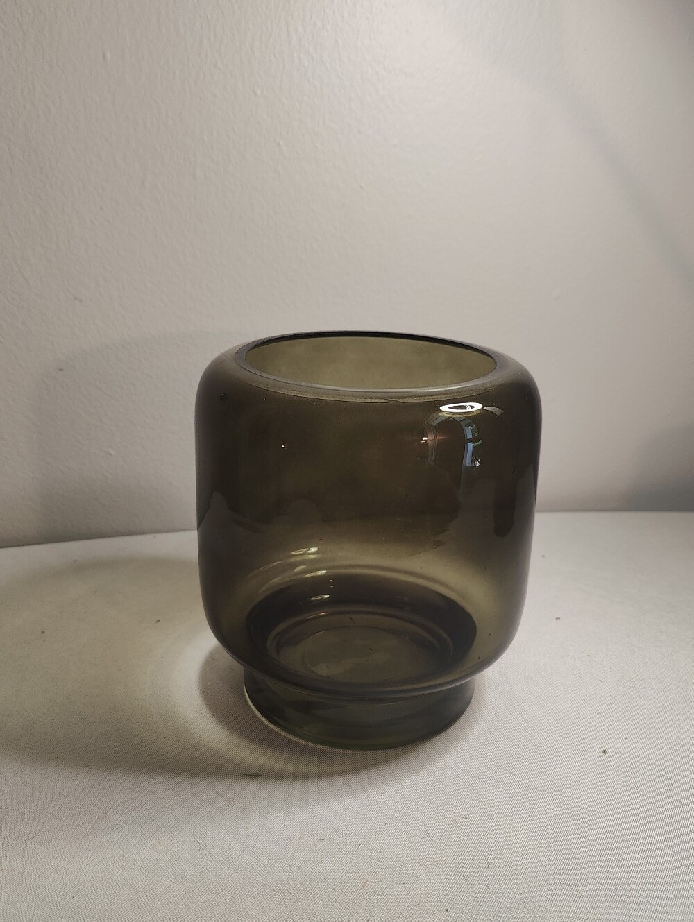 Smoky Glass Accent Vase - Home Accents
